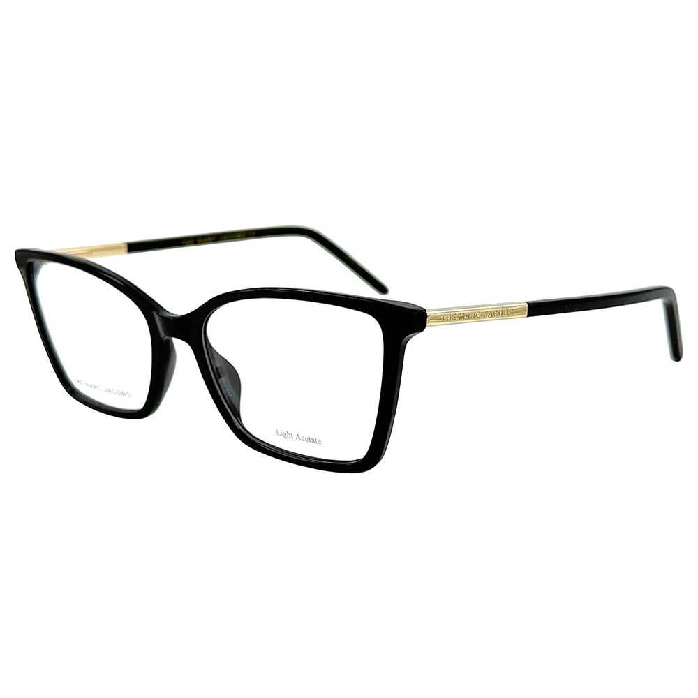 Marc Jacobs Marc 544 Womens Plastic Eyeglass Frame 807 Black 54-17 Spring Hinges